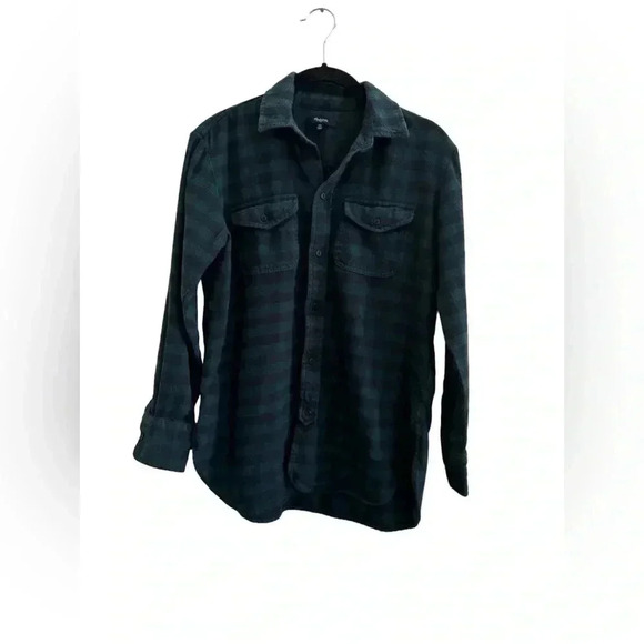 Madewell Flannel Cargo Workshirt in Buffalo Check Size XS - Picture 6 of 11